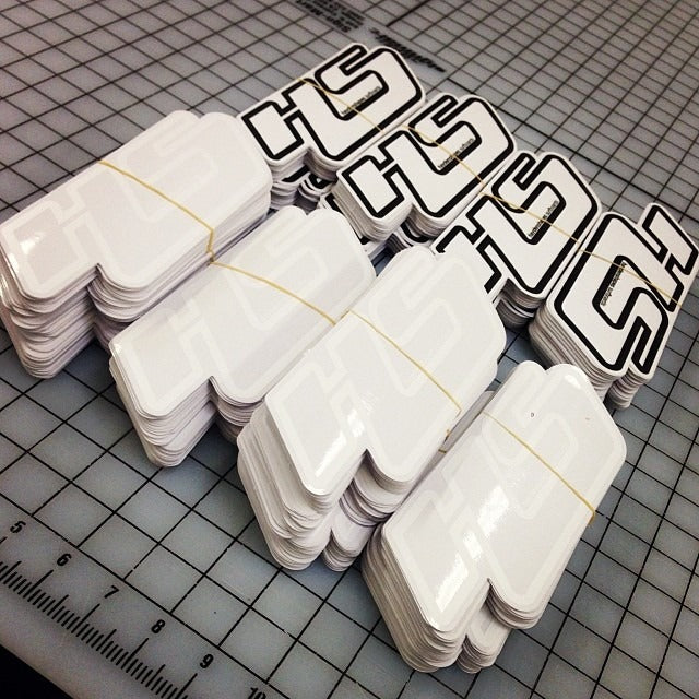 Koop© Surf Waterproof Clear Vinyl Stickers