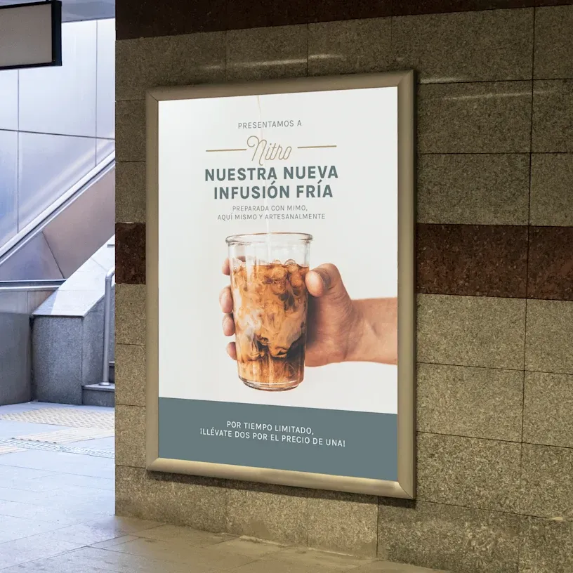 Pósteres para espacios publicitarios