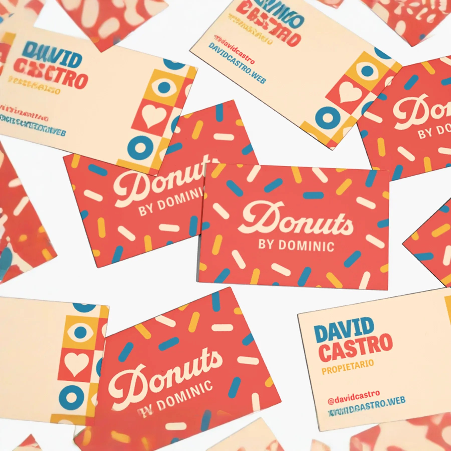 Tarjetas de visita multicapa