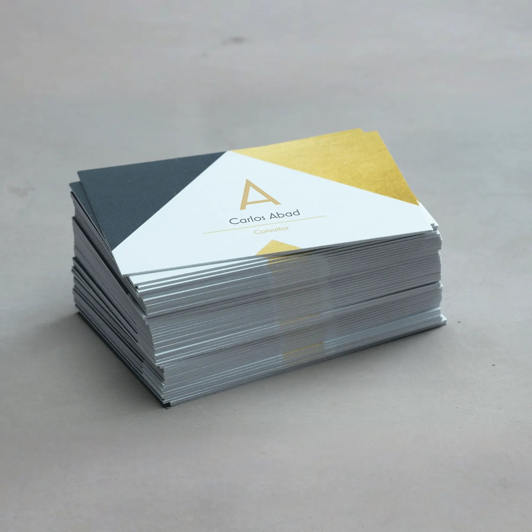 Tarjetas de visita extragruesas