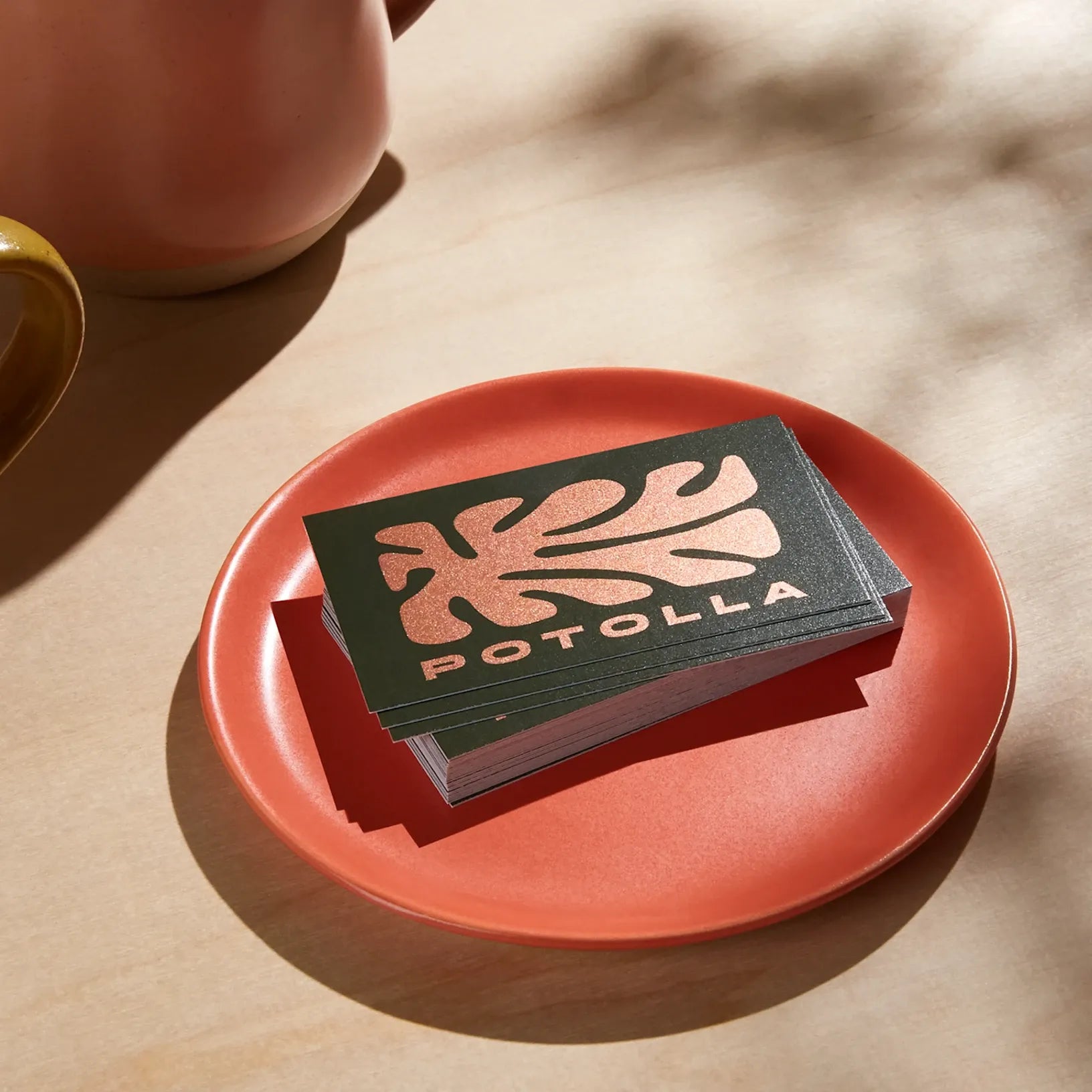 Tarjetas con efecto metálico