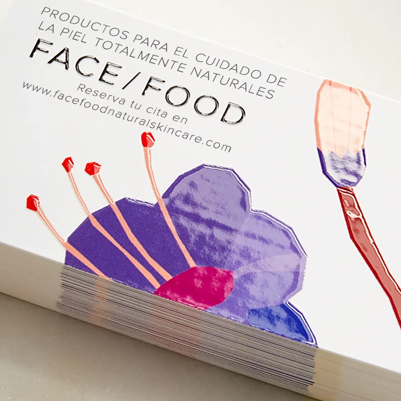 Tarjetas de visita con barniz UV