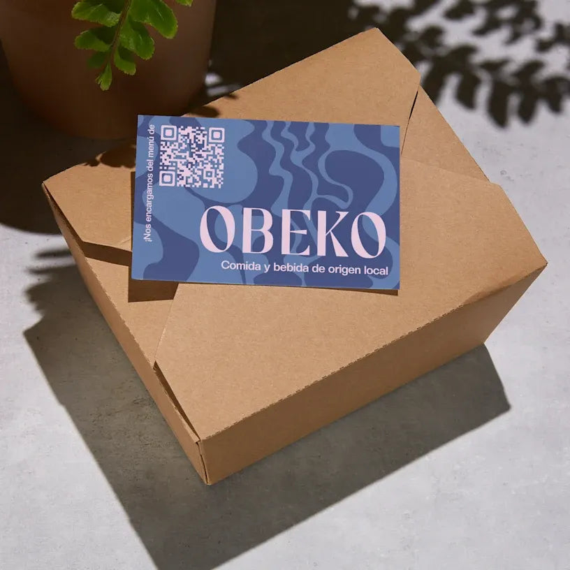 Tarjetas de visita código QR