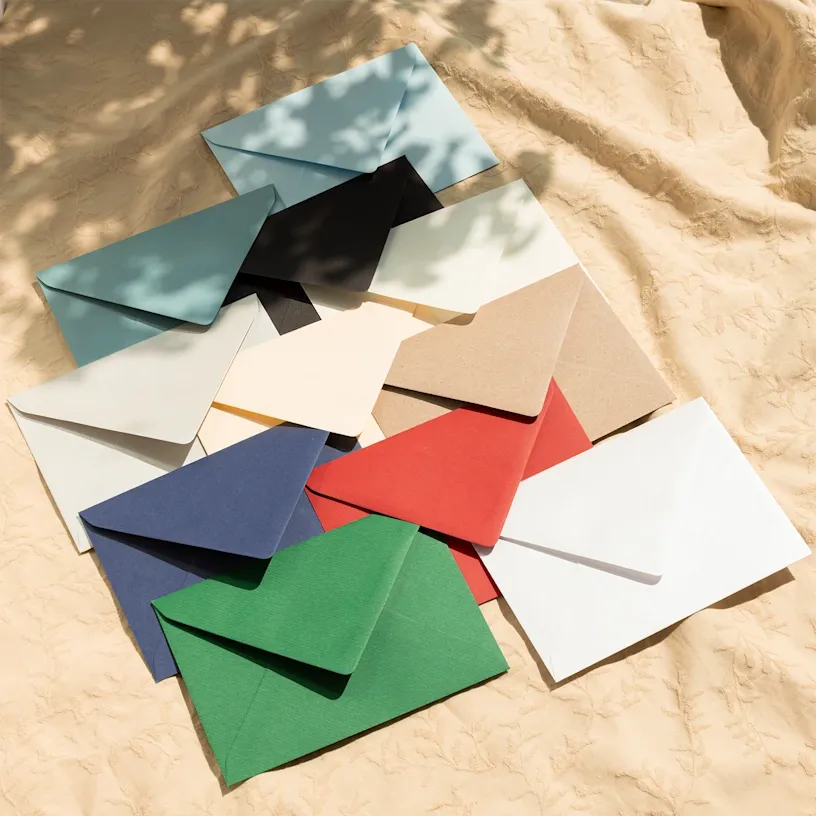 Sobres de colores