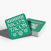 Tarjetas de visita cuadradas