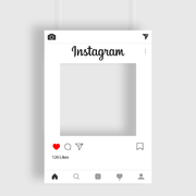 Photocall personalizado Marco de instagram - 70x100 cm